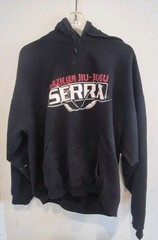 Serra Brazilian Jiu Jitsu Sweatshirt Men’s XL Black Gilden Hooded Pullover
