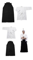 Kendo Uniform Set – Standard -white gi with black hakama – kendo uniform kendo g