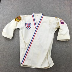 Vintage Taekwondo Gi Set Size 2 White ATA World Champ 2007 Dobok Uniform