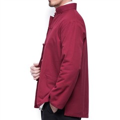 Mens Traditional Chinese Tang Suit Coat Jacket Kung Fu Wingchun Uniform Tops Hot