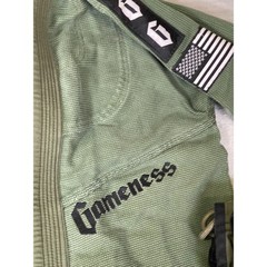 Gameness A3 Professional Fightwear Brazilian Jiu-Jitsu Mens Olive Green 2015