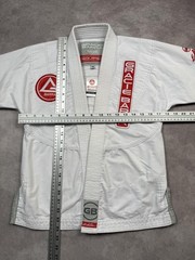 Gracie Barra GB Edition Equipe Kimono Gi Jacket Youth Y4 White Jiu Jitsu BJJ