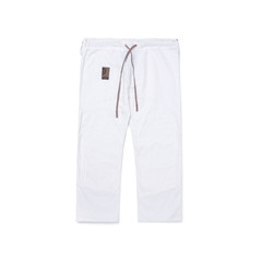 Custom White BJJ Gi Premium 450 GSM Pearl Weave Jacket 10 oz Ripstop Pants