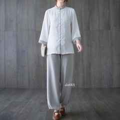 New Women’s Tai Chi Uniform Martial Arts Performance Training Clothes Tang Suits