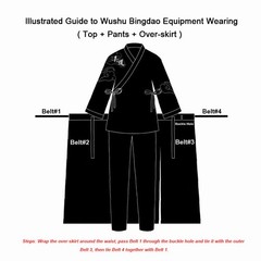 3PCS Martial Arts Uniforms Jeet Kune Do Uniform Kung Fu Suit Kendo Gi Tracksuit