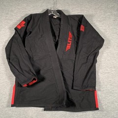 Elite Sports Womens BJJ Gi Jacket Top F1 XS Black Red Jiu Jitsu Kimono Uniform