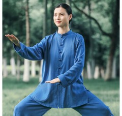 Summer Breathable Short Sleeve Kung Fu Shirts Wing Chun Training Vintage Sport