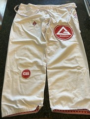 Gracie Barra GI Pants Men’s A2 White Equipe Storm BJJ GI MMA