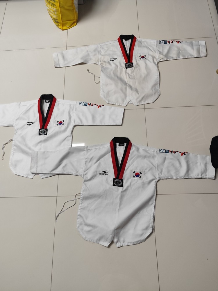 used Taekwondo Uniform Dobok Top Size 140cm korea
