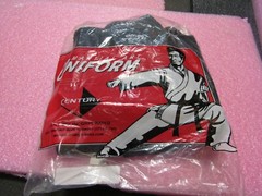 0463-010000 CENTURY 6 OZ. LIGHTWEIGHT STUDENT UNIFORM- BLACK SIZE 000