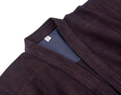 indigo dyed navy blue single layer Japanese Kendo gi Kendogi Jacket 100% cotton