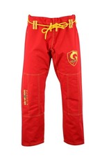 Kids BJJ Gi Red Jiu Jitsu Uniform Martial Arts Training Suit with FREE Belt
