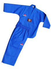 Rhingo Lightweight Ribbed Taekwondo Uniform Blue