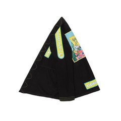 Albino and Preto x SPONGEBOB 2 ADULT GI BJJ 450 GSM BJJ Kimono Competitor