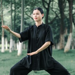 Kun Master Summer Kung Fu Dress Martial Art Uniform Tai Chi Clothes Wushu