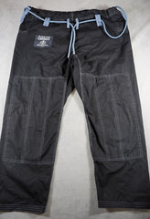 Arete Kimonos Pants Sz 14 Actual 42W Black Martial Arts Rip Stop Material