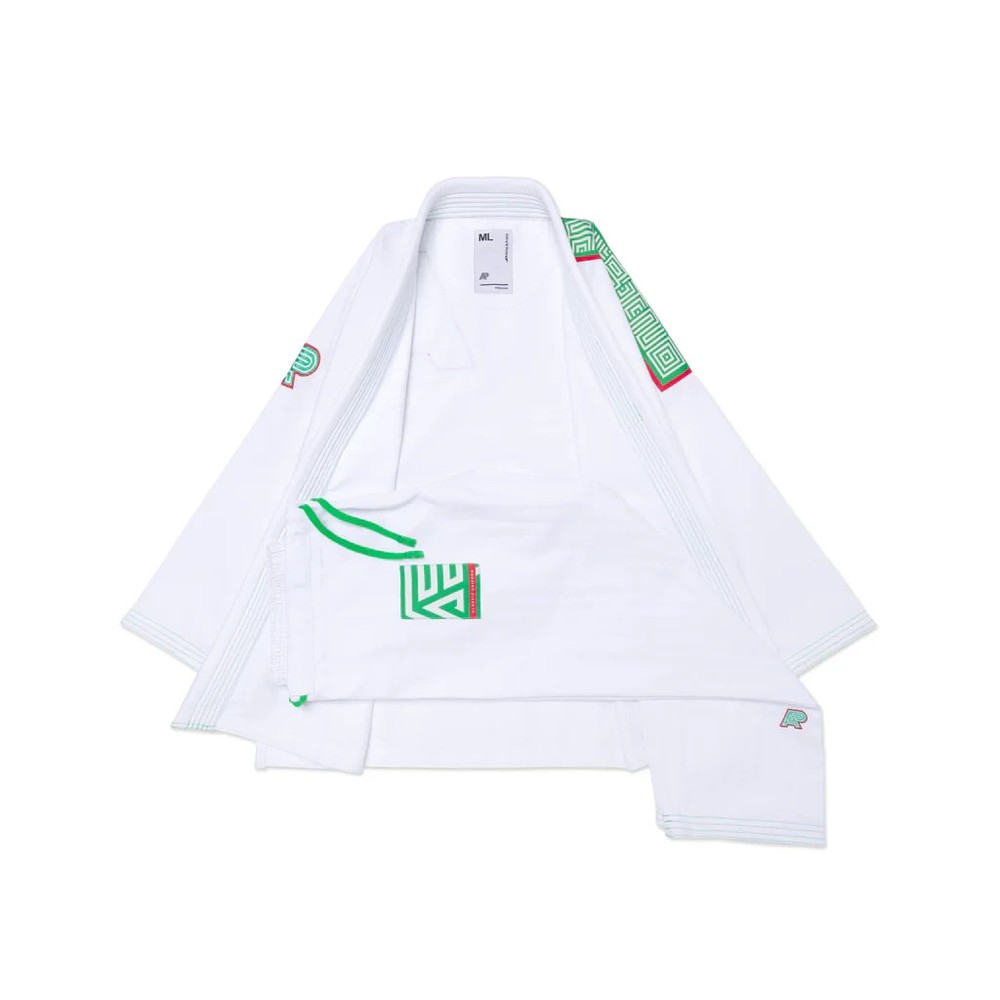 Albino Preto A&P 26 CDM GI BJJ Gi Navy JIU JITSU White Grappling Kimono Uniform