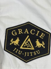 Gracie Jiu-Jitsu BJJ Gi Pants A2 Medium White Mens Adult Jiu-Jitsu 100% Cotton