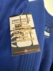 NWT Fuji Sports Elemental Mens Brazilian Jiu Jitsu Gi Blue JACKET NEW