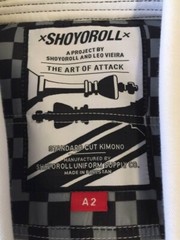 BJJ Gi Shoyoroll Batch #37 Human Chess White JIU JITSU Kimono With Bag