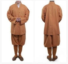 Shaolin Buddhist Tai Chi Sets Monk Meditation Kung Fu Temple Uniform Cotton Suit
