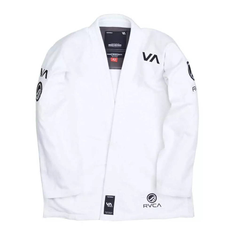 BJJ Gi Shoyoroll Cut RVCA V2 Batch 60 BJJ kimono Uniform 450 GSM White With Bag