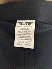 Elite Sports BJJ GI for Men IBJJF Kimono BJJ Jiujitsu GIS W/belt Size A5 Black/R