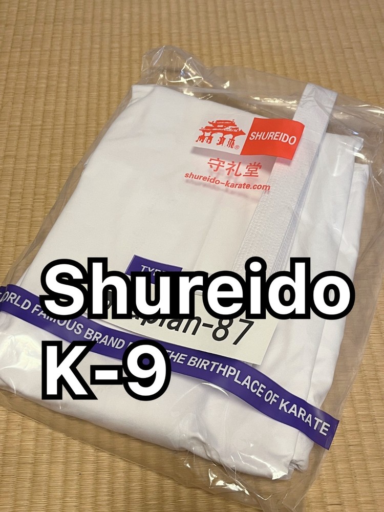 Shureido K-9 Karate Gi Uniform set Made in Japan Okinawa official karate brand
