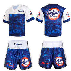 Felino 2 Piece Sublimated Kick Boxing Muay Thigh Mixed Martial Arts Uniform Set