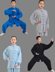 Cotton Silk Martial Arts Wushu Tai Chi Yoga Sets Wing Chun Kung Fu Suit Uniform