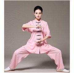 Kung Fu Dress Martial Art Uniform Tai Chi Clothes Wushu Clothing Unisex Women