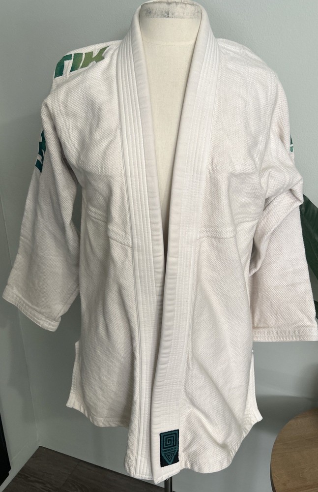 HYPNOTIK Gi Mens Size A3L White Kimono Jiu Jitsu Uniform Top MMA Heavy Cotton