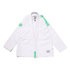 Albino and Preto Gi SERIES 8 Green Blue Made in BRAZIL KIMONO WHITE Bag A3H