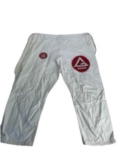 Storm Equipe GB Gracie Barra A2 BJJ Gi Uniform White Kimono Jacket Pants Set
