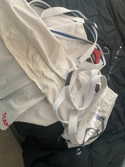 Team TG BJJ MMA Jiu Jitsu Gi A4 Uniform Pants + 2 White Belts Used