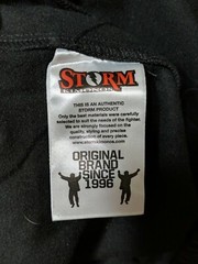 Storm Kimonos Black Polyester BJJ Jiu Jitsu Athletic Pants Mens Large L