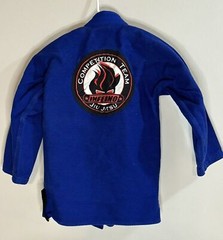 Gameness Blue Jiu Jitsu Gi Top Size 1 “Inferno Jiu Jitsu”