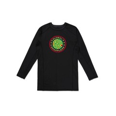 New Albino and Preto RS Comp RYGB Rash Guard LS and Fitted Short Set