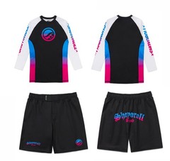 Shoyoroll Batch #149 Retro Gradient Rash Guard LS & Short Bjj No Gi Competitor