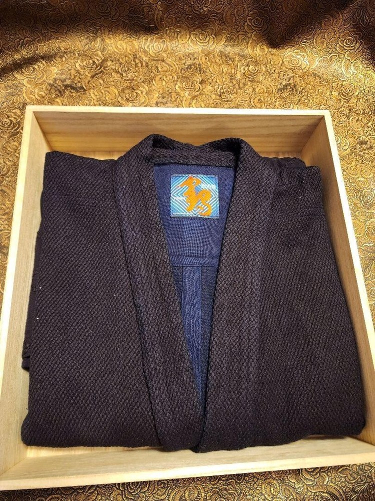 Nakajima Dyeing Factory „Crane” 1-minute hand-stitched kendo uniform m78