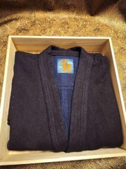 Nakajima Dyeing Factory „Crane” 1-minute hand-stitched kendo uniform m78