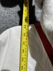 Macho Tae Kwon Do Uniform Gi Top Mens XL White Black Red Collar WTC Patches