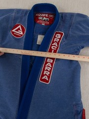 Gracie Barra Storm Gi Jacket Adult A1 Blue (READ) Blue Jiu Jitsu Pro Lite Aero