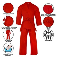 Martial Arts Karate uniform lightweight kids and adult training Gi MMA Fighter
