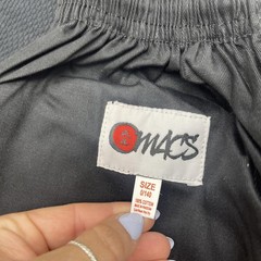 OMACS Karate Gi Uniform Set Kids XS Size 0/140 Black White Belt OMACS Logo