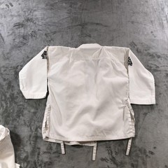 Gracie Jiu-Jitsu Official Kids Gi Set 00 White Jacket Pants BJJ Youth Gi Uniform
