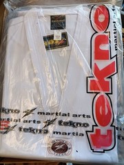 Tekno Martial Arts Student V-Neck Taekwondo Jacket & Pants Size 6 New