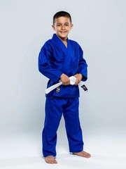 New Blue Fuji Sports Single Weave Judo Gi