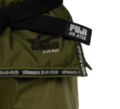 Fuji Suparaito Jiu Jitsu Gi Sz A2 BJJ Lightweight Green Khaki