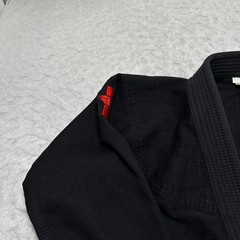 Elite Sports GI Set MMA Brazilian Jujitsu BJJ Uniform Black Red Adult Size C3